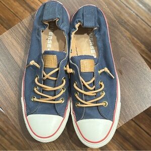 Converse Navy Blue Slip-On Sneakers